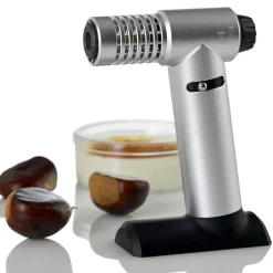 Ad Hoc Brulée Flambeerbrander Zilver 10x4,3xh14cm