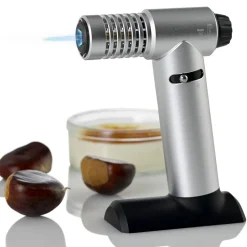 Ad Hoc Brulée Flambeerbrander Zilver 10x4,3xh14cm