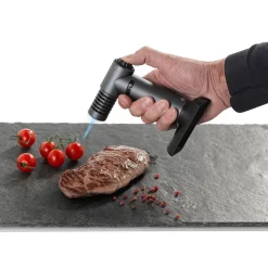 Ad Hoc Brulée Flambeerbrander Zilver 10x4,3xh14cm