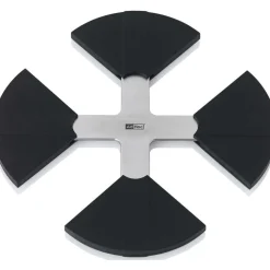 Ad Hoc Pannenonderzetter Verstelbaar 12,5-18,5cm Zwart