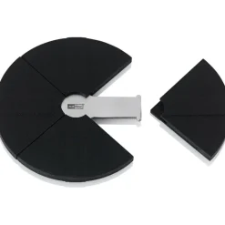 Ad Hoc Pannenonderzetter Verstelbaar 12,5-18,5cm Zwart