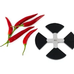 Ad Hoc Pannenonderzetter Verstelbaar 12,5-18,5cm Zwart