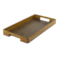Ad Hoc Serve Houten Dienblad in Acacia en Notelaar 31x60xH5cm