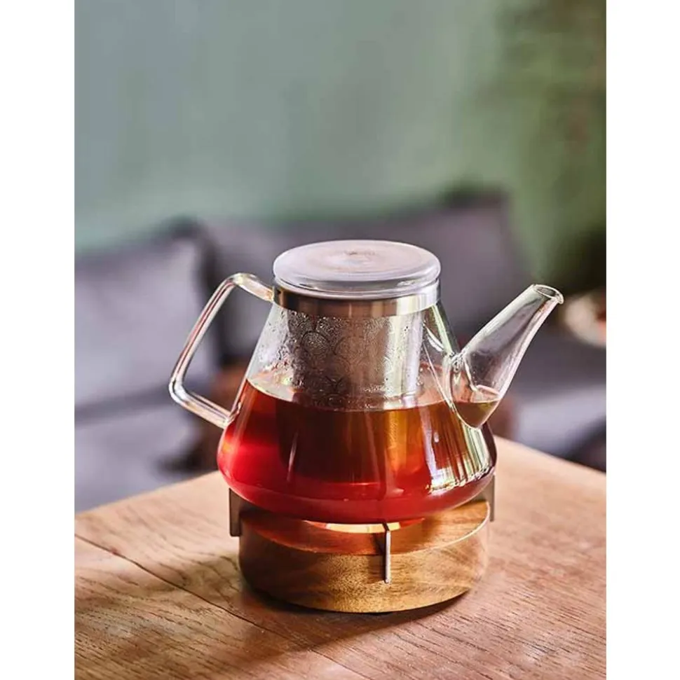 Ad Hoc Tuto Warmhouder D14,5xh5,5cm Acacia