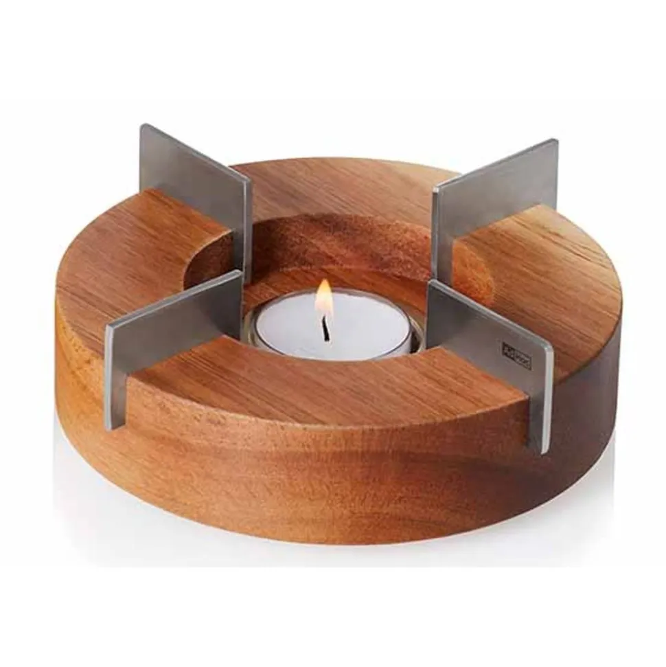 Ad Hoc Tuto Warmhouder D14,5xh5,5cm Acacia