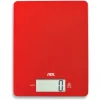 ADE Digitale Keukenweegschaal Leonie Rood 22x17cm Incl. 1x Cr2032-lcd Displa