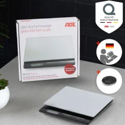 ADE Digitale Keukenweegschaal Franzi 18x18cm Incl. 1x Cr2032 - Lcd Display