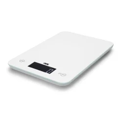 ADE Digitale Keukenweegschaal Slim Wit 23x15cm Incl. 2x Cr2032 - Lcd Display