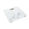 ADE Digitale Personenweegschaal Amina Marble White 30x30cm- Incl. 2x Aaa- Lcd Displa