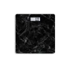 ADE Digitale Personenweegschaal Aurora Marble Black 30x30cm  Incl. 1x Cr2032