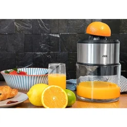 ADE Elektrische Fruitpers - 2 Maten Glazen Karaf 1l Met Deksel