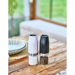 ADE Elektrische Peper-zoutmolen Zwart D6xh18,3cm - Incl. Batterijen