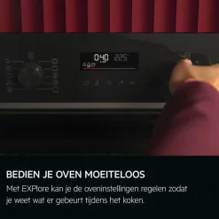 AEG NKO5N40K 5000 CombiAir Heteluchtoven met microgolfovenfunctie
