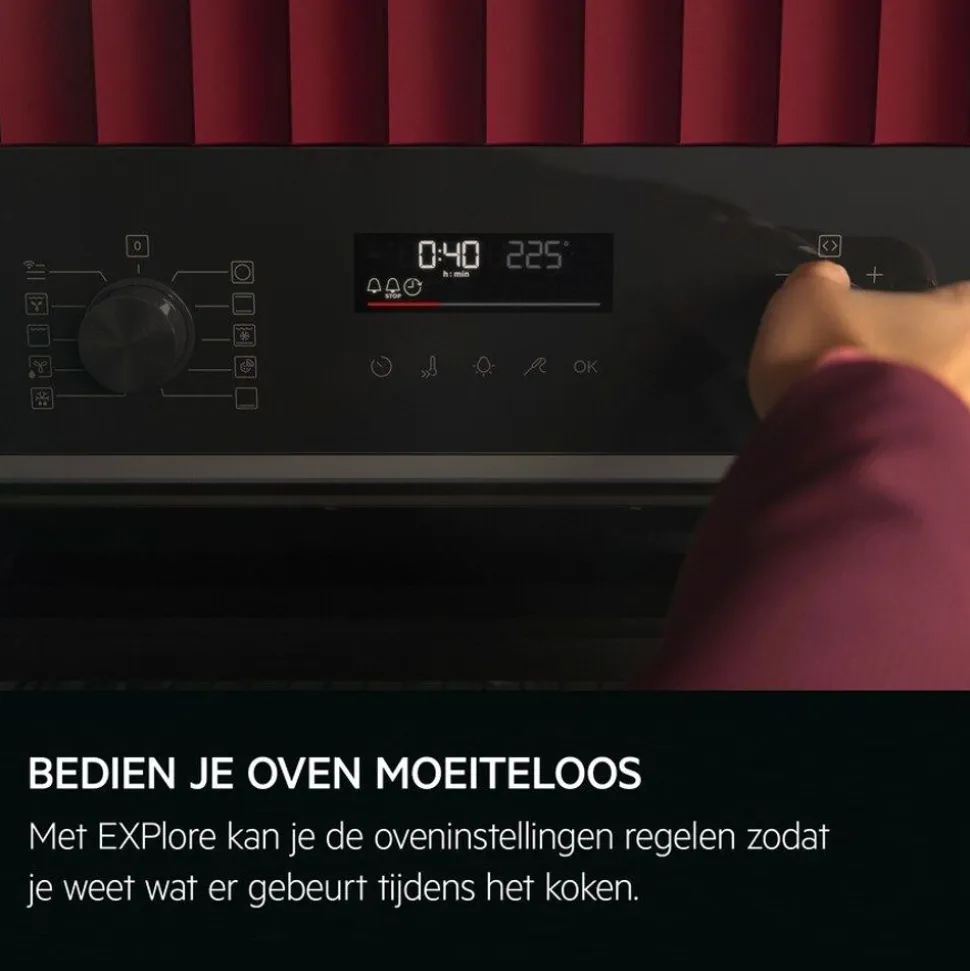 AEG NKO5N40K 5000 CombiAir Heteluchtoven met microgolfovenfunctie