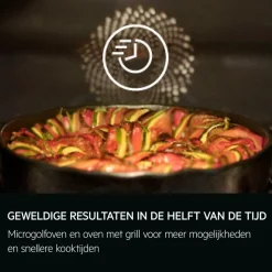 AEG TK8NK72FB 8000 MealAssist CombiQuick Heteluchtoven met microgolfovenfunctie