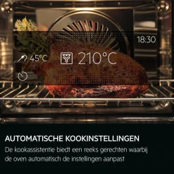 AEG TK8NK72FB 8000 MealAssist CombiQuick Heteluchtoven met microgolfovenfunctie