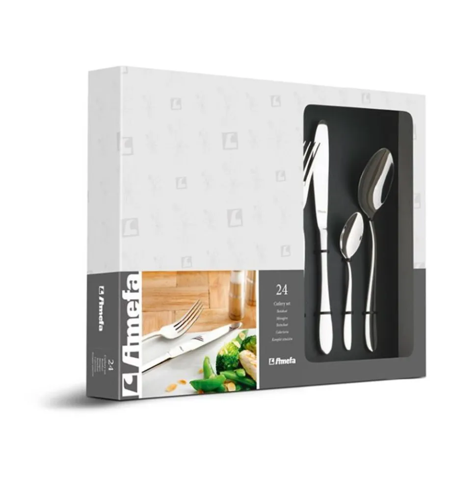 Amefa Austin Latte-Sorbetlepel Set6