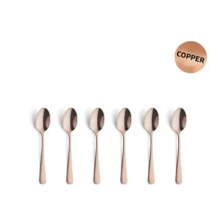 Amefa Austin Vintage Copper Koffielepels Set6
