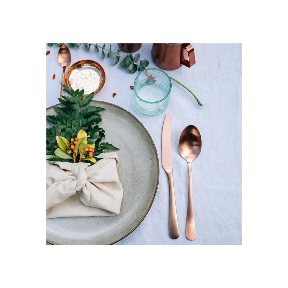 Amefa Austin Vintage Copper Koffielepels Set6