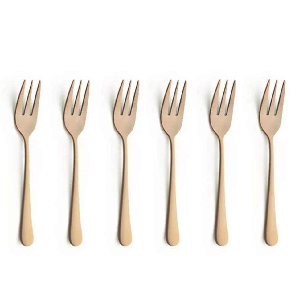 Amefa Austin Vintage Gold Gebakvorken Set6