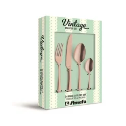 Amefa Austin Vintage Gold Gebakvorken Set6