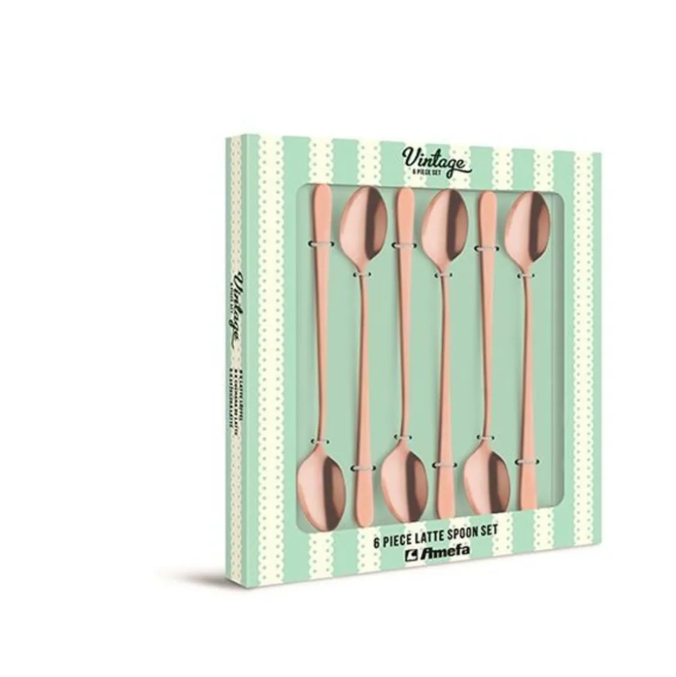 Amefa Austin Vintage Gold Icetealepel Set6
