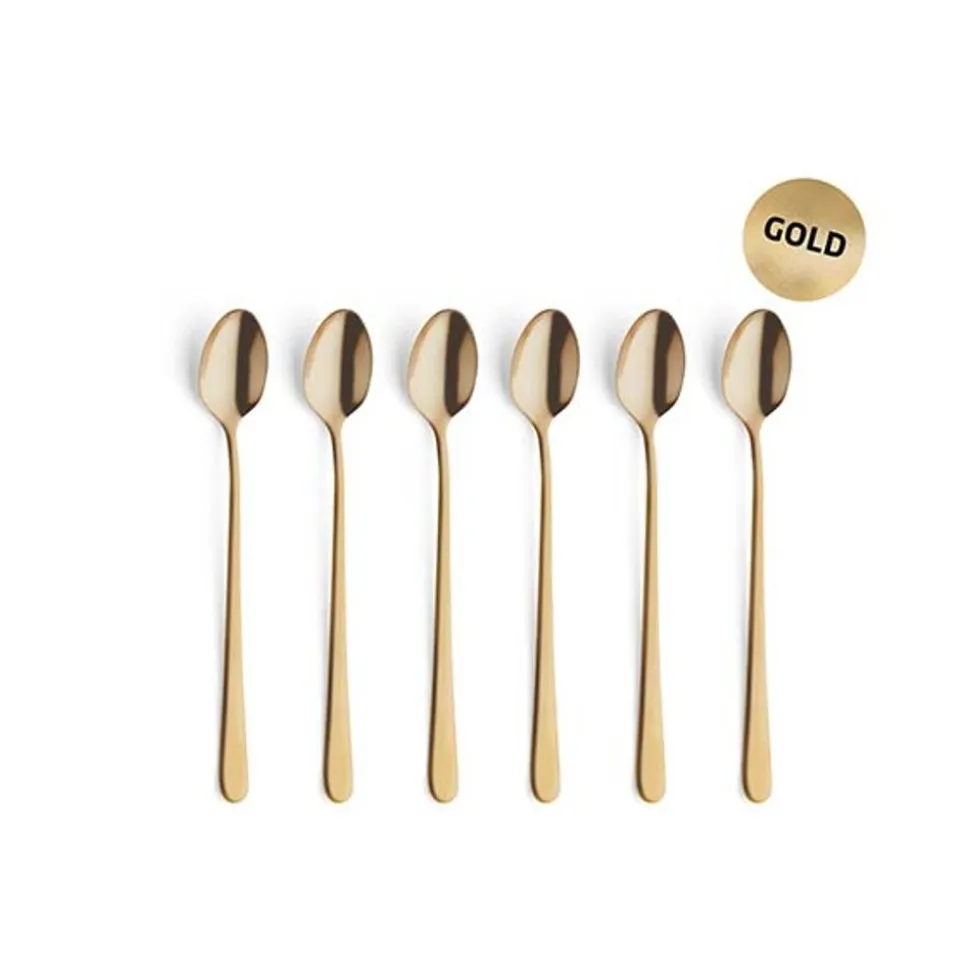 Amefa Austin Vintage Gold Icetealepel Set6