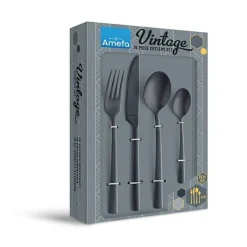 Amefa Manille Vintage Black Bestekset 16delig