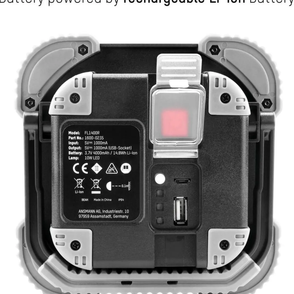 Ansmann LED ACCU-WERKLAMP 10W 1500LM FR1400R