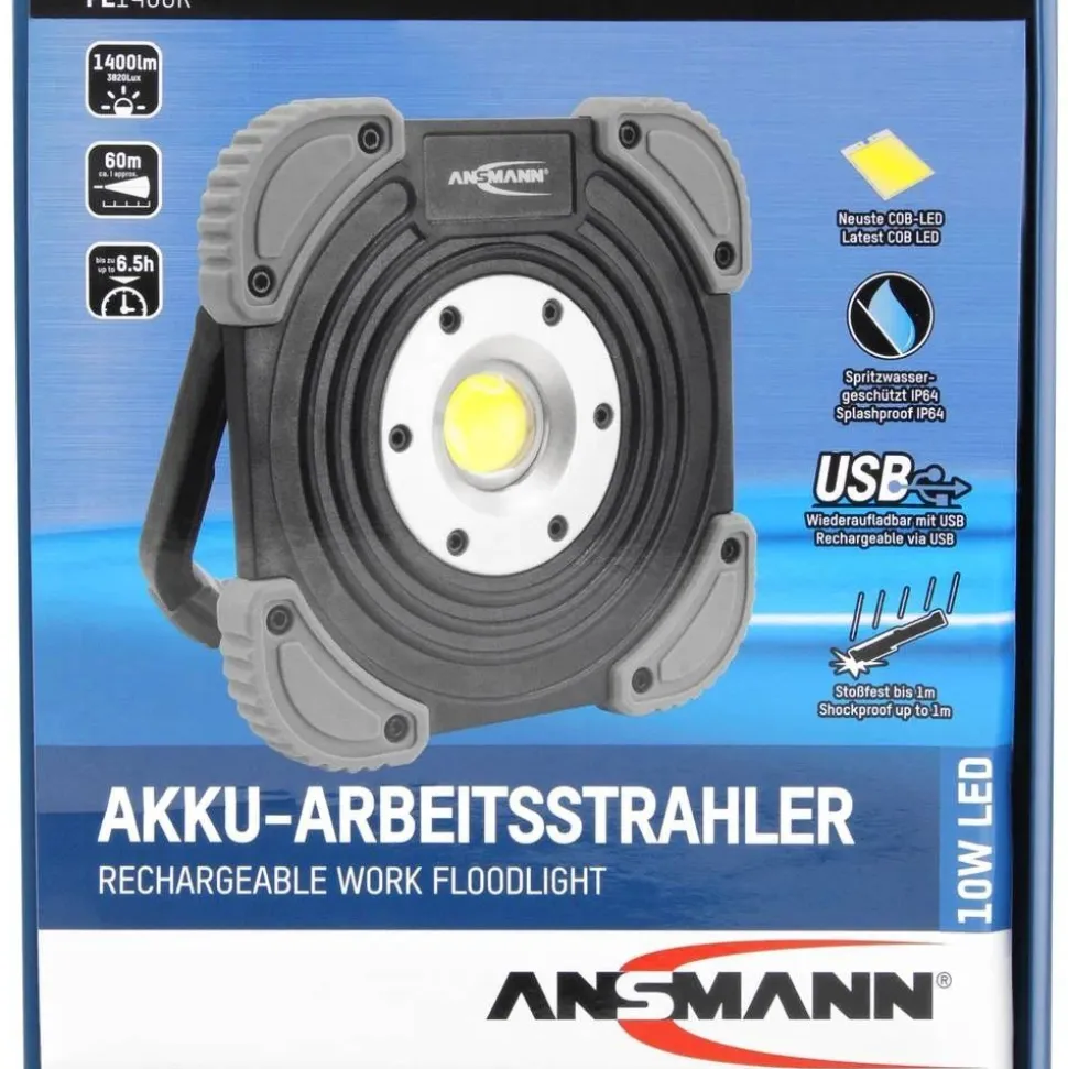 Ansmann LED ACCU-WERKLAMP 10W 1500LM FR1400R