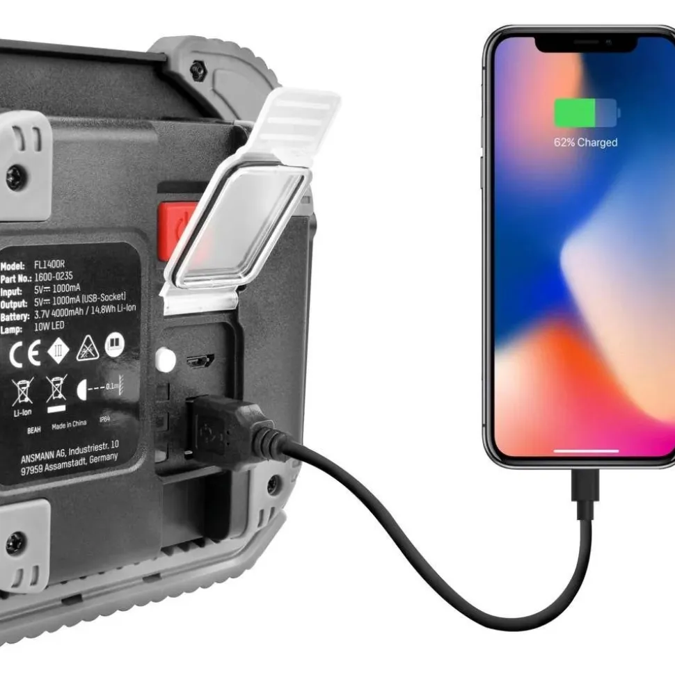 Ansmann LED ACCU-WERKLAMP 10W 1500LM FR1400R