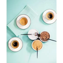 Asa à table ligne noire cappuccino kop met schoteltje ( 250ml)