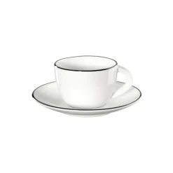 Asa à table ligne noire espressokopje met schotel