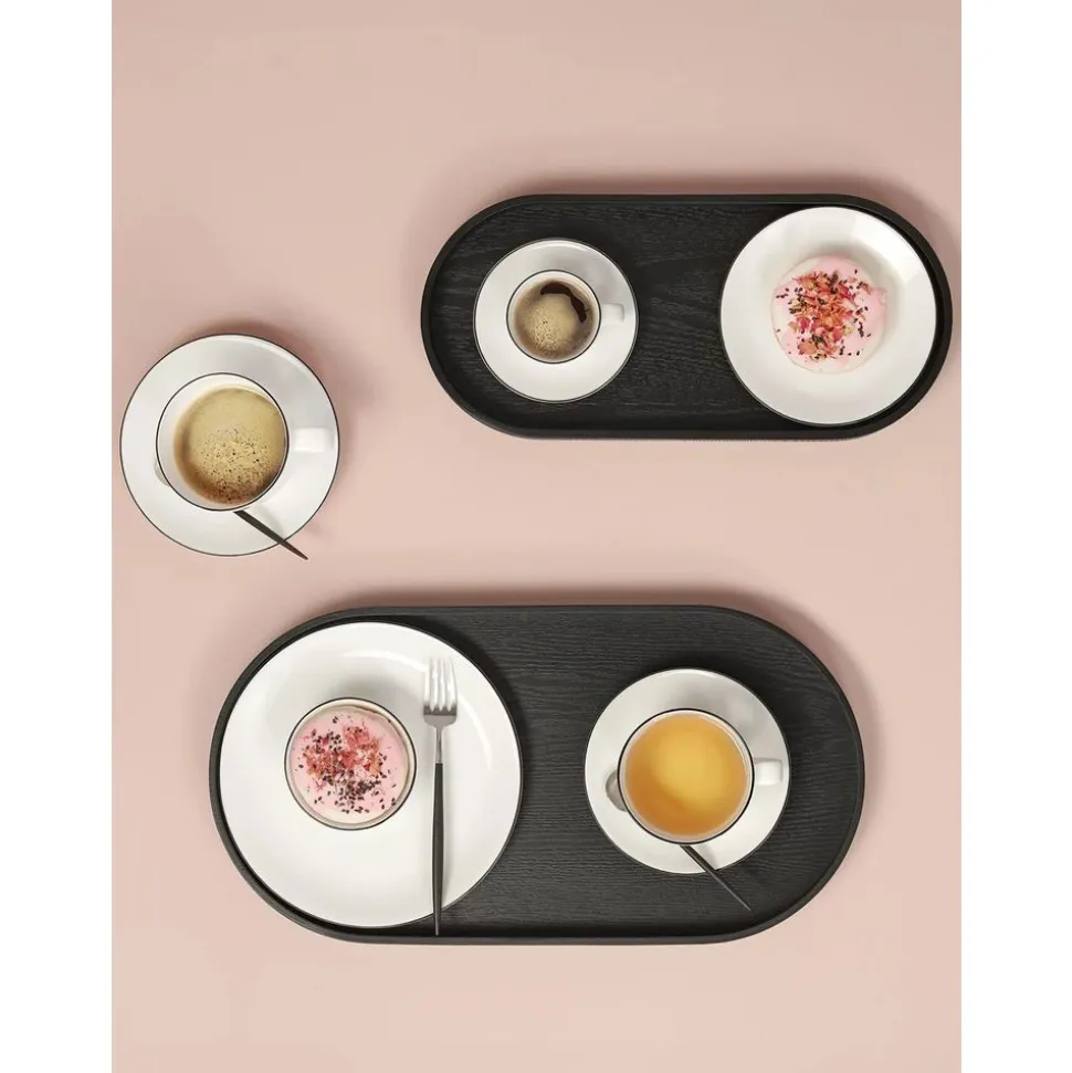 Asa à table ligne noire Mok H9cm D8,5cm 350ml