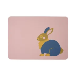 Asa Kids Placemat lederlook 46x33cm Karla Konijn