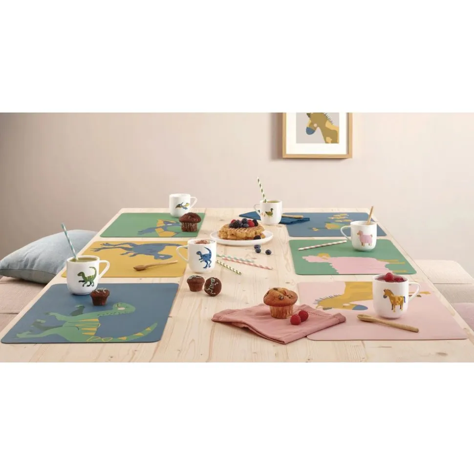 Asa Kids Placemat lederlook 46x33cm Gisèle Giraffe