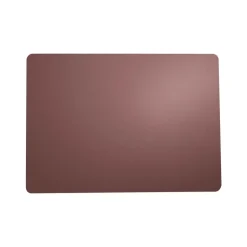 Asa Placemat lederlook 46x33cm Plum
