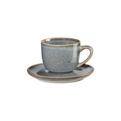 Asa Saisons Espressokopje met schotel D6,7cm H5,5cm 0,09L Denim