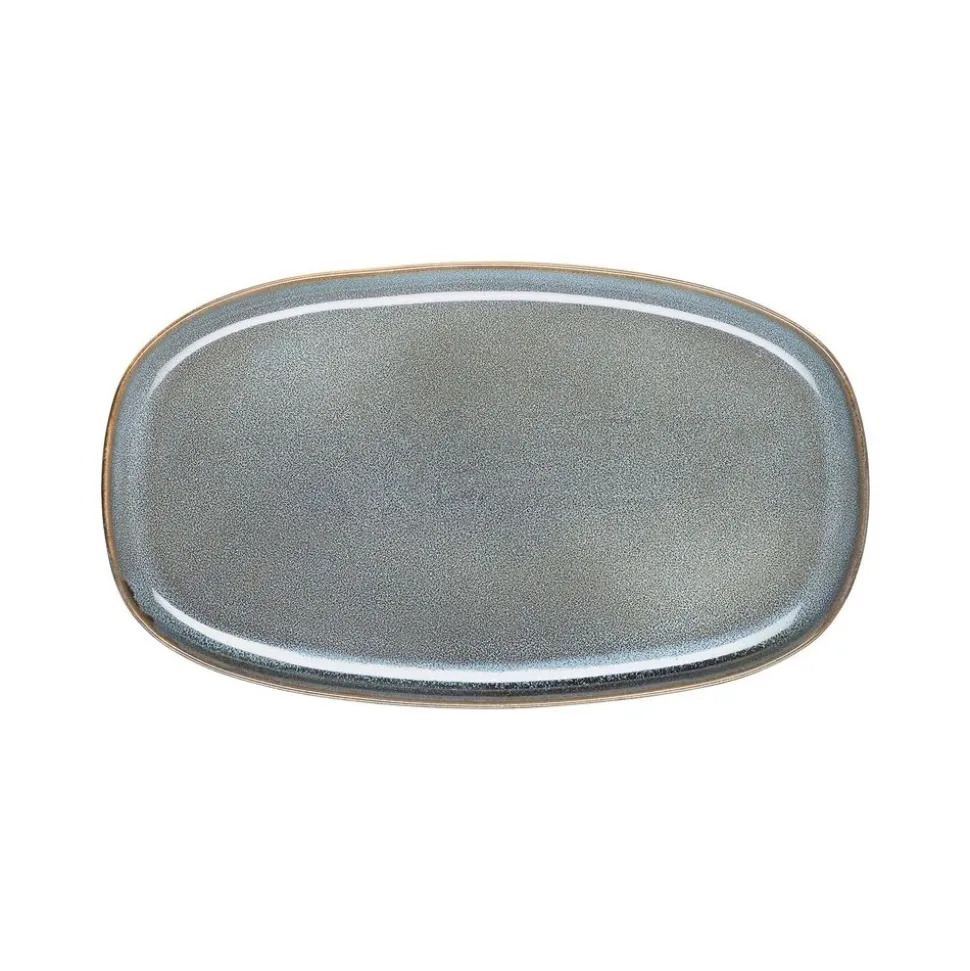 Asa Saisons Ovaal bord 31X18cm H2cm Denim