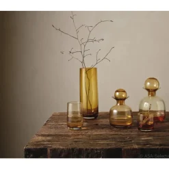 Asa Sarabi karaf D14,5cm H18,5cm 1,5L Amber