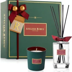 Atelier Rebul Apple Cinnamon Geschenkset met Geurstokjes & Geurkaars