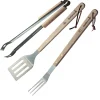 Barbecook 3-delige standaard set uit rvs en hout FSC 100%
