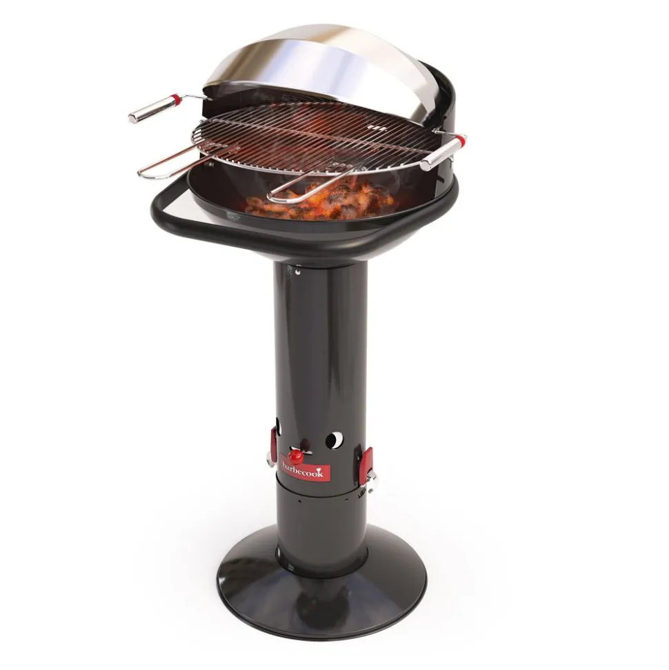 Barbecook Loewy 45 houtskoolbarbecue uit email zwart