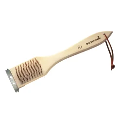 Barbecook Stalen borstel uit koper, hout en rvs 31cm FSC 100% sgsch-coc-041337