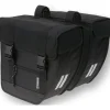Basil Fietstas dubbel Tour zwart 26L