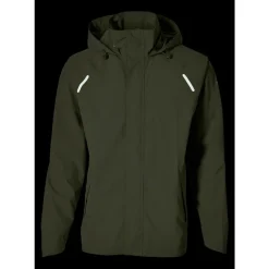 Basil Hoga fietsregenpak unisex groen S