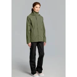 Basil Hoga fietsregenpak unisex groen S