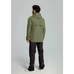 Basil Hoga fietsregenpak unisex groen S