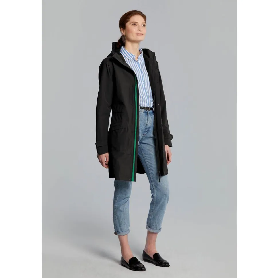 Basil Mosse regenparka dames zwart XL