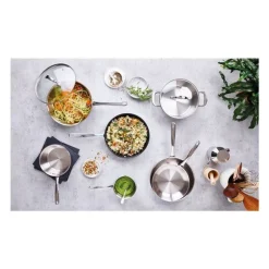 Beka Belvia steelpan met 2 giettuiten 12cm